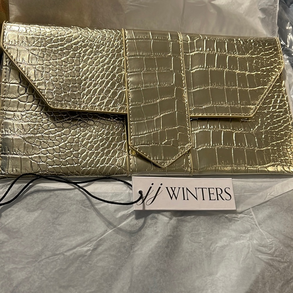 JJ winters clutch bag